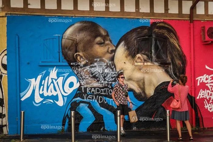  Lukaku vẫn tôn trọng Ibrahimovic dù cả hai mâu thuẫn gay gắt với nhau. ẢNH: EPA 