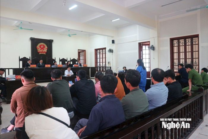 Một phiên tòa tại trụ sở Tòa án nhân dân tỉnh Nghệ An. Ảnh minh họa: Trần Vũ