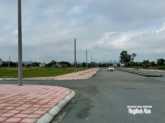Khu đấu giá đất tại xã Nghi Trung (cũ) nay là xã Nghi Lộc. Ảnh: Nguyễn Hải