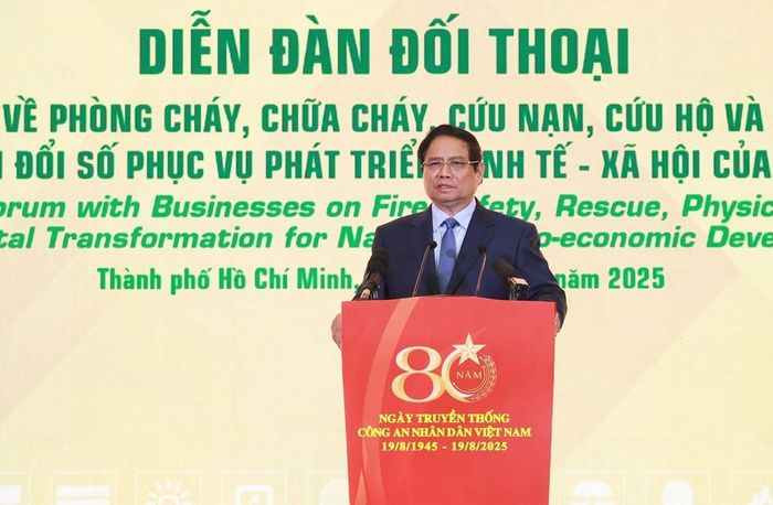 Thủ tướng Phạm Minh Chính phát biểu tại Diễn đàn. Ảnh: Dương Giang-TTXVN