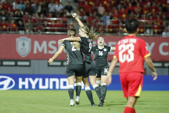 U23 nữ Úc đang cho thấy sự vượt trội - Ảnh: Hoàng Linh