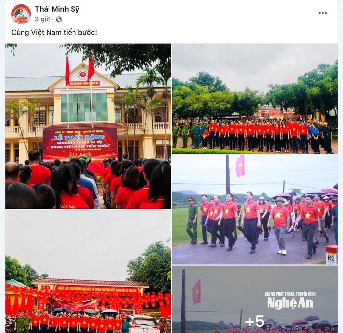 Mạng xã hội ngập tràn những bức ảnh về sự kiện. Ảnh chụp màn hình.