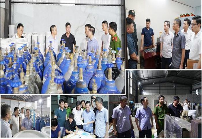 Thượng tá Lê Khắc Minh trực tiếp tham gia, chỉ đạo chuyên án phá ổ nhóm sản suất, buôn bán khí cười (N20).