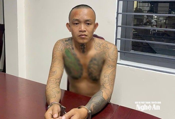Đối tượng Lý Văn Sang tại Cơ quan Công an. Ảnh: Văn Hậu