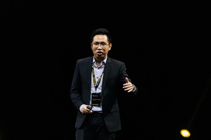  TS Nguyễn Minh, chuyên gia từ Đại học RMIT Việt Nam tại Conviction 2025. Anrh: BTC. 