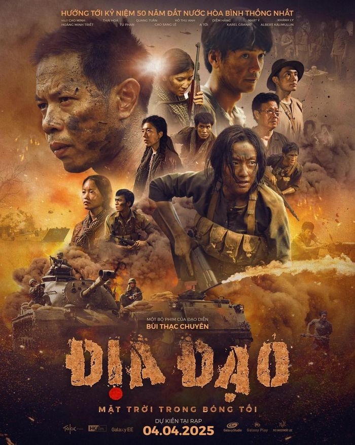 Poster phim “Địa đạo: Mặt trời trong bóng tối”