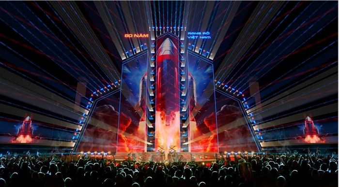 Concert được đầu tư công nghệ âm thanh, ánh sáng hiện đại