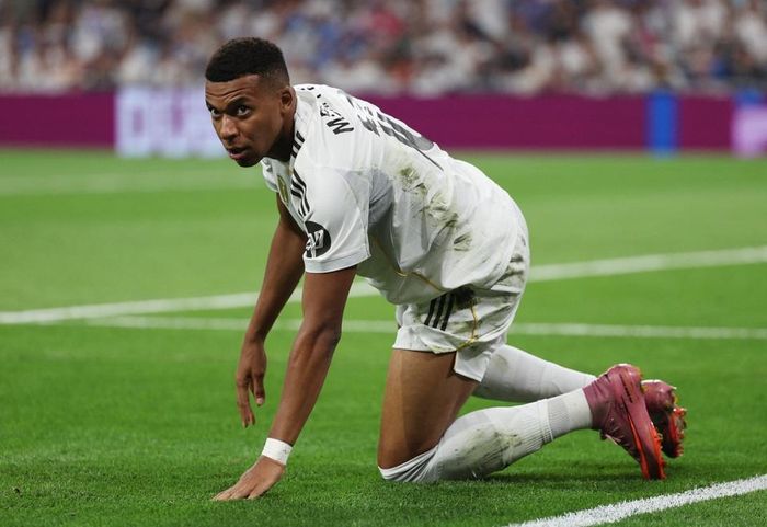 Mbappe tỏa sáng trước Osasuna. Ảnh: Reuters.
