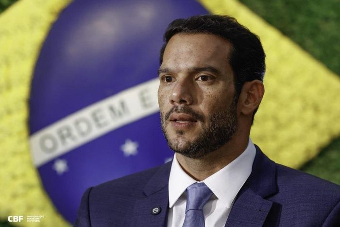 Chủ tịch Liên đoàn bóng đá Brazil (CBF) Samir Xaud. Ảnh: CBF