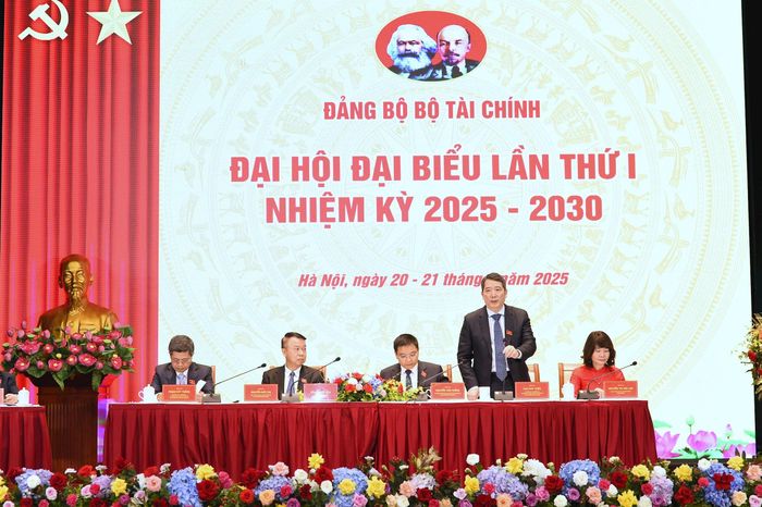 Đại hội Đảng Bộ Bộ Tài chính đặt mục tiêu tốc độ tăng trưởng tổng sản phẩm trong nước (GDP) bình quân giai đoạn 2026-2030 đạt 10%/năm trở lên. (Ảnh: BTC)