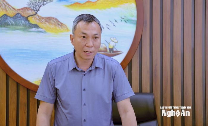Ông Trần Quốc Tuấn - Chủ tịch Liên đoàn Bóng đá Việt Nam phát biểu tại cuộc làm việc. Ảnh: Đức Anh