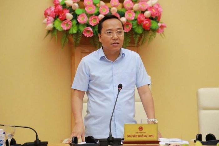 Thứ trưởng Bộ Công Thương Nguyễn Hoàng Long phát biểu chỉ đạo tại hội nghị. Nguồn: Bộ Công Thương.