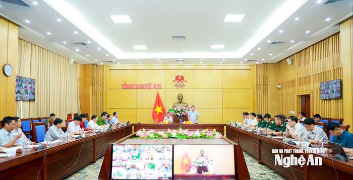 Quang cảnh cuộc làm việc. Ảnh: Thành Duy