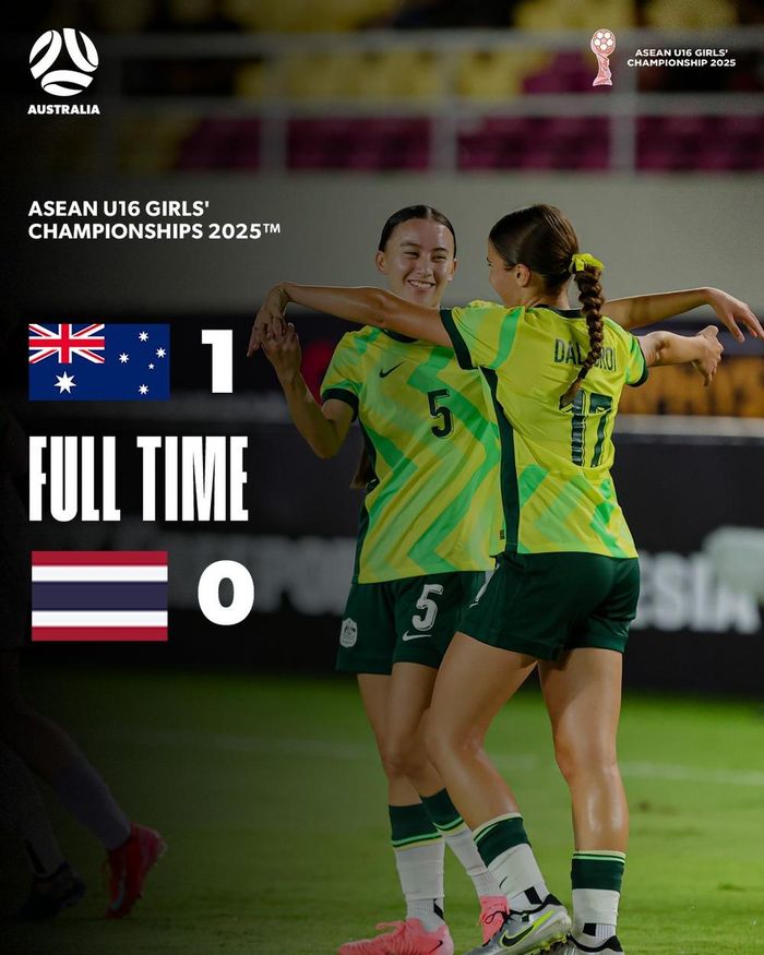 U16 nữ Australia giành chức vô địch