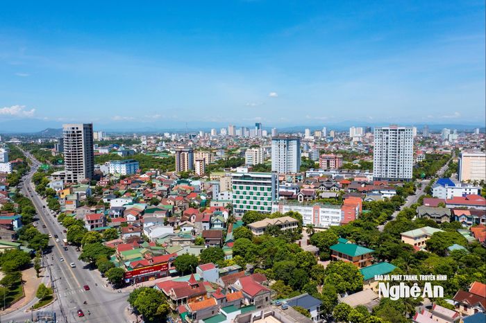 Một góc phường Trường Vinh, tỉnh Nghệ An hôm nay. Ảnh: Sách Nguyễn