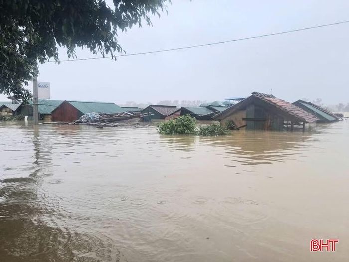  Đến 15h chiều nay, mưa lớn đã làm 8/21 thôn ở xã Đức Minh bị ngập các tuyến đường giao thông trục thôn, ngõ xóm, chia cắt cục bộ; 20 hécta hoa màu bị ngập. 