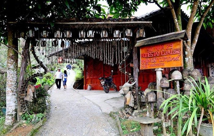 Homestay của gia đình anh Cứ A Lồng. Ảnh: TL