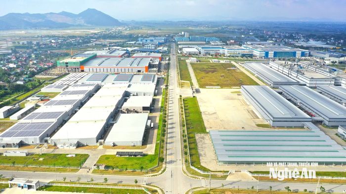 Khu công nghiệp VSIP Nghệ An là một trong những dự án trọng điểm tại khu vực Bắc Trung Bộ. Ảnh: T.H
