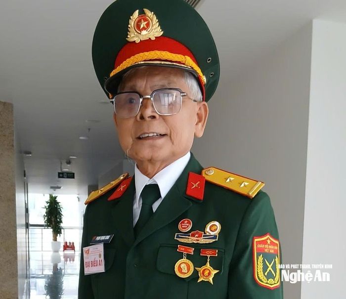 Chân dung thương binh Phạm Trọng Song. Ảnh: NVCC
