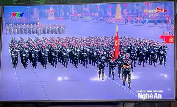 Lễ kỷ niệm, diễu binh, diễu hành Quốc khánh 2/9. Ảnh chụp màn hình Thành Chung