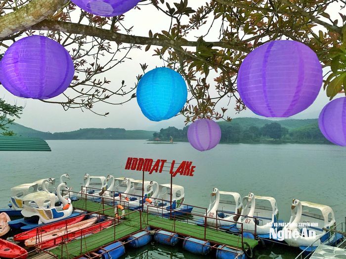 Nét đẹp Khu du lịch sinh thái Hòn Mát, xã Nghĩa Lộc. Ảnh: Công Kiên
