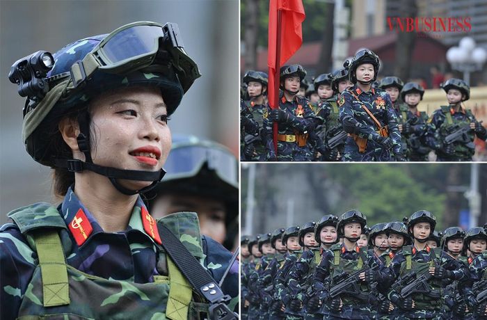  Khối nữ chiến sĩ Biệt động đại diện cho những bông hồng thép đã hy sinh cả tuổi thanh xuân, bí mật gây dựng, phát triển lực lượng ngay trong lòng địch.