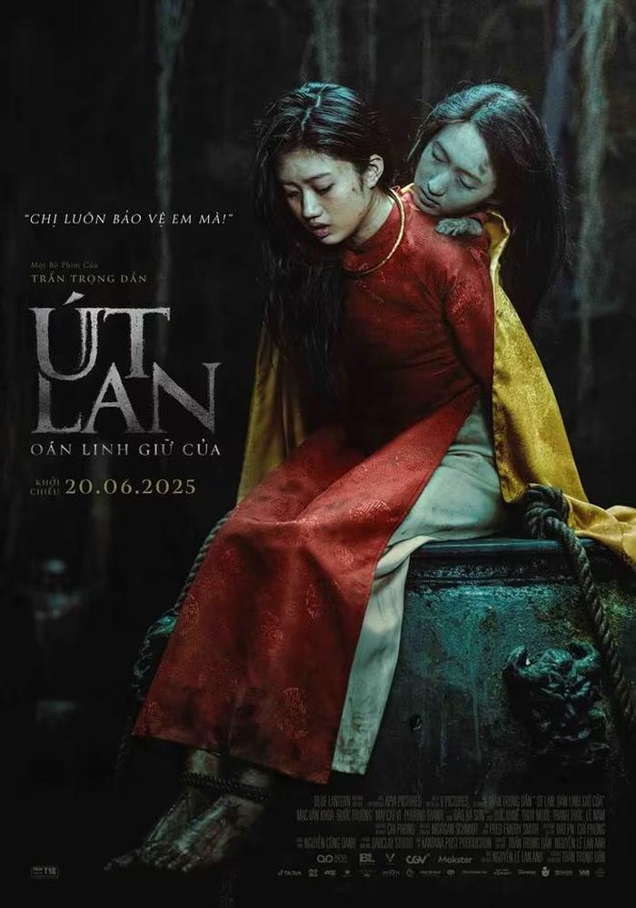 Mai Cát Vi và chị gái trong "Út Lan: Oán linh giữ của"