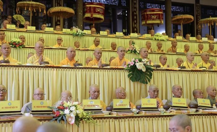Đại Lễ Vu Lan được tổ chức tại tổ đình Từ Đàm (phường Thuận Hóa, thành phố Huế). Ảnh: Văn Dũng-TTXVN