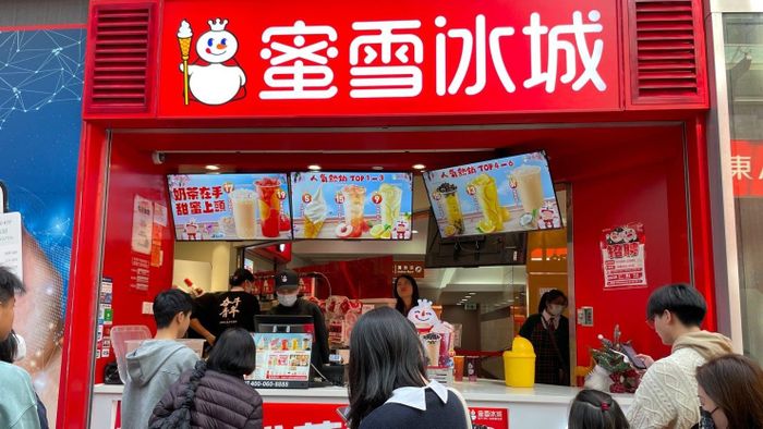  Mixue đã niêm yết thành công trên sàn giao dịch chứng khoán Hong Kong. Ảnh: Mixue. 