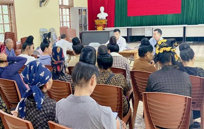 Một buổi tuyên truyền pháp luật về TGPL cho người dân tại tại tỉnh Sơn La.