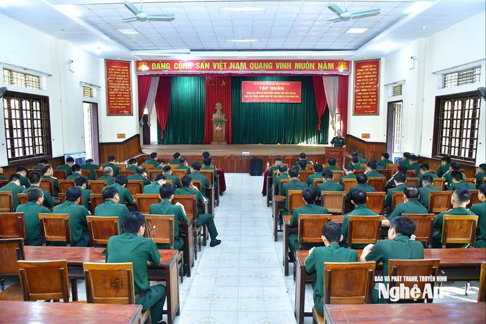 Các học viên tham gia lớp tập huấn. Ảnh: Trọng Kiên