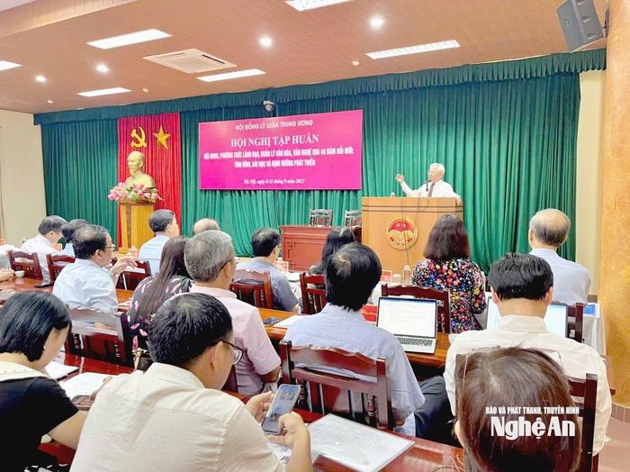 Toàn cảnh lớp tập huấn. Ảnh: Thái Sơn