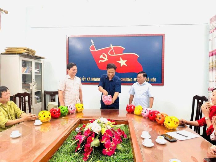 Mô hình nuôi lợn đất của người dân thôn An Hiền, xã Quảng Bị. Ảnh: Xã Quảng Bị