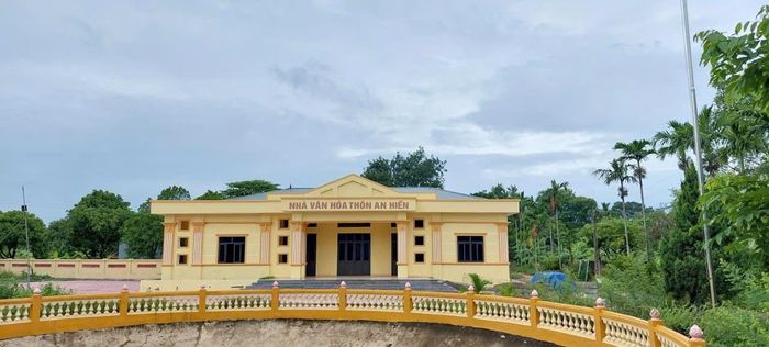 Nhà văn hóa thôn An Hiền, xã Quảng Bị. Ảnh: Quang Huy