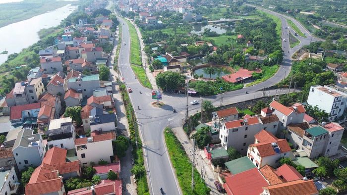 Diện mạo nông thôn đổi mới tại xã Ô Diên, Hà Nội. Ảnh: Khắc Hiển