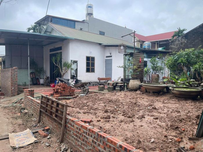 Khu vực hiến đất của nhân dân thôn Bướm, Phúc Thọ. Ảnh: Xã Phúc Thọ