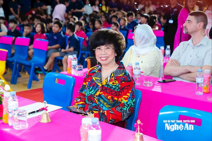 Madam Thái Hương xây dựng cơ sở Vinh với mong muốn mang nền giáo dục quốc tế về quê hương Nghệ An, tạo điều kiện cho học sinh địa phương vươn mình ra thế giới. Ảnh: BAB