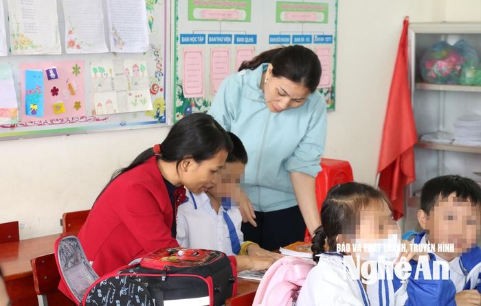 Nhiều trường học ở Nghệ An đang có học sinh khuyết tật theo học. Ảnh: Mỹ Hà
