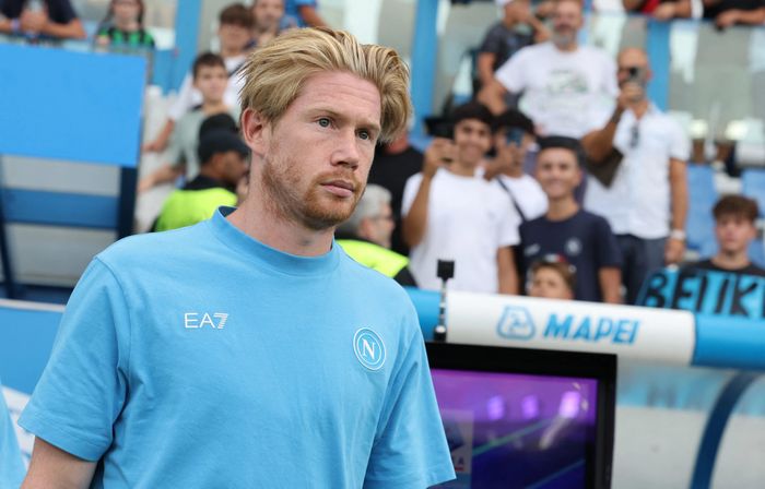  De Bruyne chia tay Man City để sang Napoli. Ảnh: Reuters. 