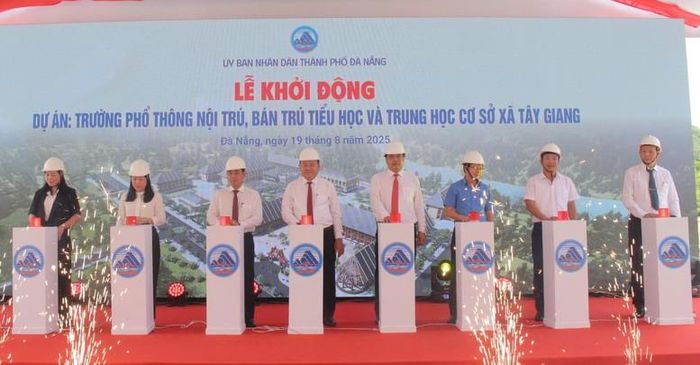 Dự án Trường PTNT,BTTH & THCS xã Tây Giang với tổng mức đầu tư 262 tỷ đồng sẽ phục vụ chỗ học và chỗ ở cho khoảng 1.000 học sinh vùng cao