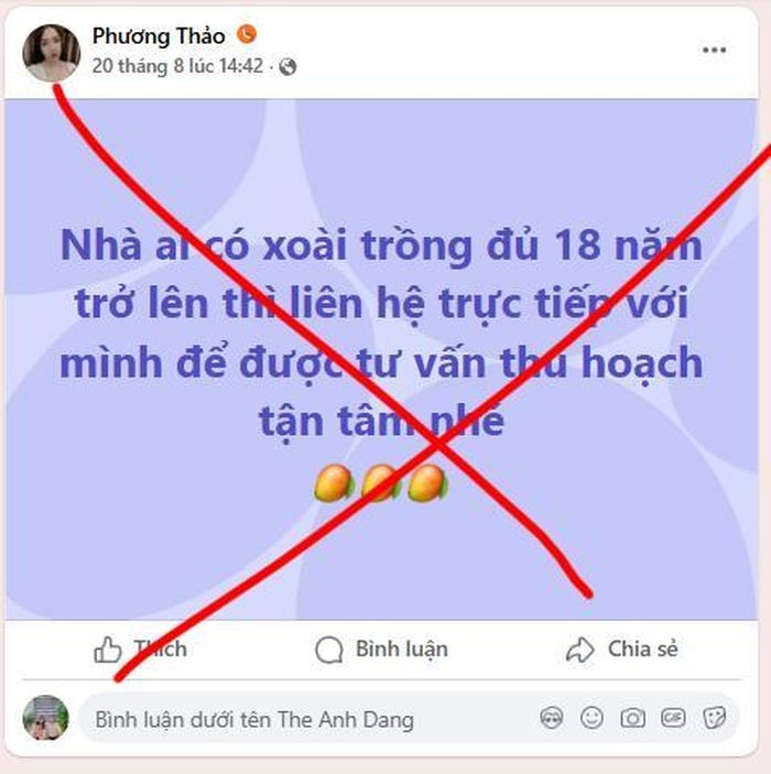 Đối tượng xấu đăng bài mua/bán tạng người trên các hội nhóm để tìm “con mồi”.