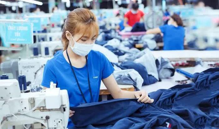 7 tháng năm 2025, xuất khẩu dệt may đạt trên 26,33 tỷ USD, tăng 5,3 tỷ USD (tương ứng 9%) so cùng kỳ năm 2024. Ảnh: Hải Linh