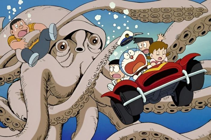Dự kiến phim điện ảnh "Doraemon: Nobita và lâu đài dưới đáy biển" sẽ được ra mắt vào năm 2026. Ảnh: Netflix.