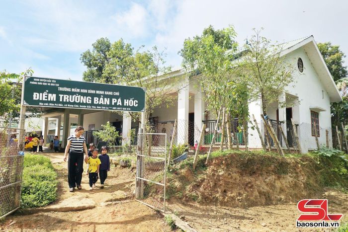 Điểm trường bản Pá Hốc.