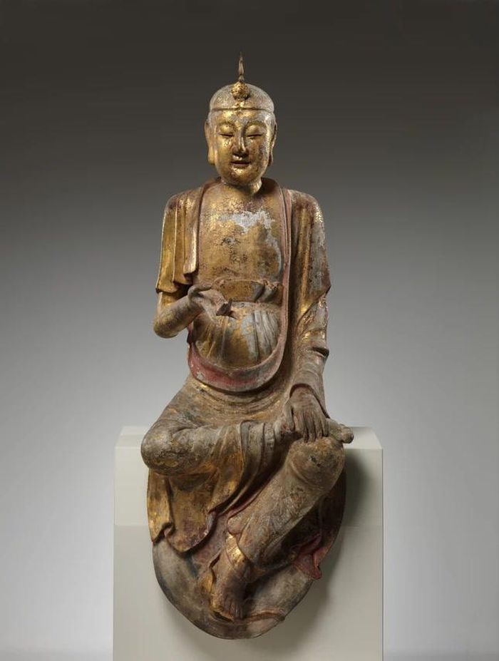 Bồ-tát, Trung Quốc, thế kỷ XVI - XVII; hiện vật bảo tàng nghệ thuật Metropolitan, New York, Mỹ