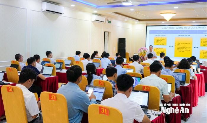 Quang cảnh lớp tập huấn. Ảnh: TL