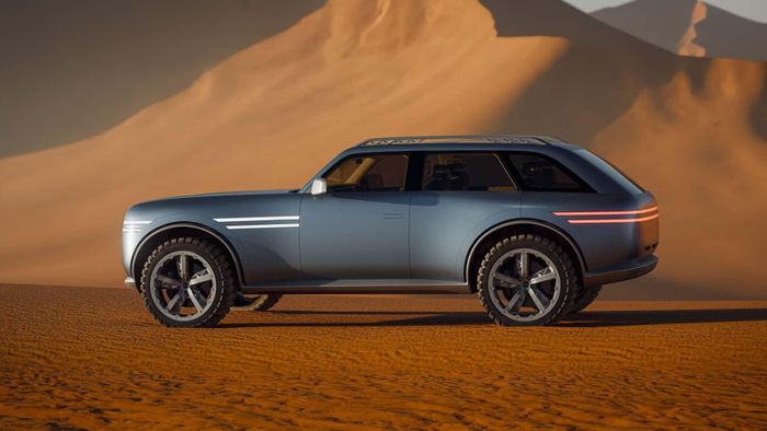 Mẫu SUV ý tưởng của Genesis. Ảnh: Motor1