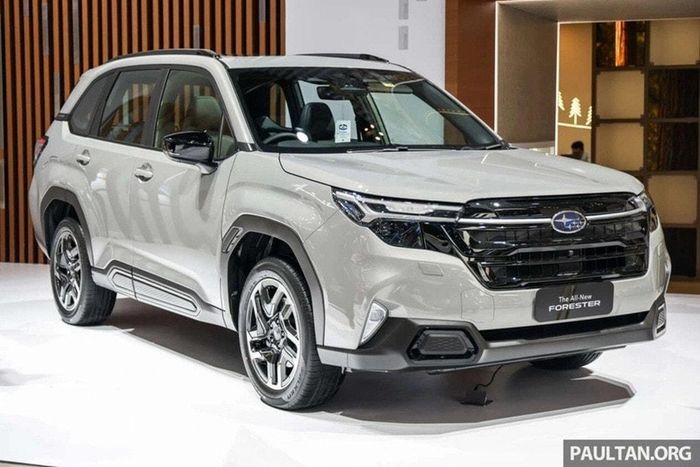 Subaru Forester 2025 đã ra mắt thị trường Đông Nam Á và dự kiến về Việt Nam vào cuối năm 2025. Ảnh: Paultan