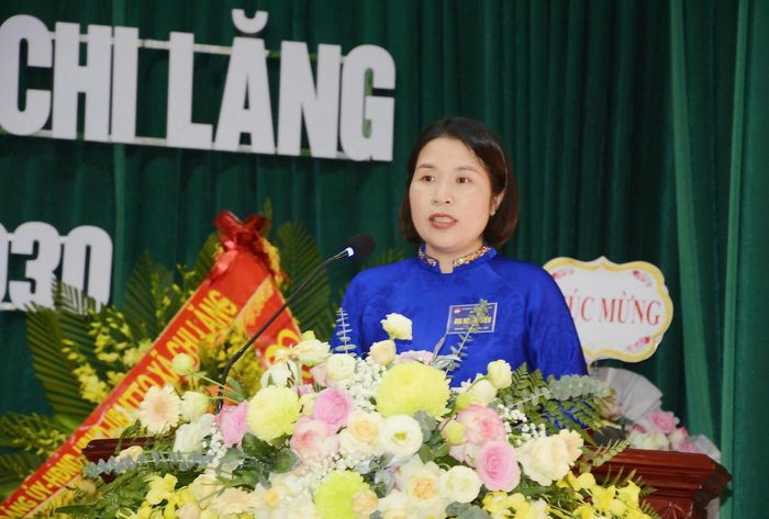 Bà Bùi Thanh Hương, Bí thư Đảng ủy xã Chi Lăng: Thời gian qua, MTTQ và các tổ chức thành viên đã có nhiều sáng tạo trong tổ chức các hoạt động, phong trào thi đua yêu nước và các cuộc vận động.