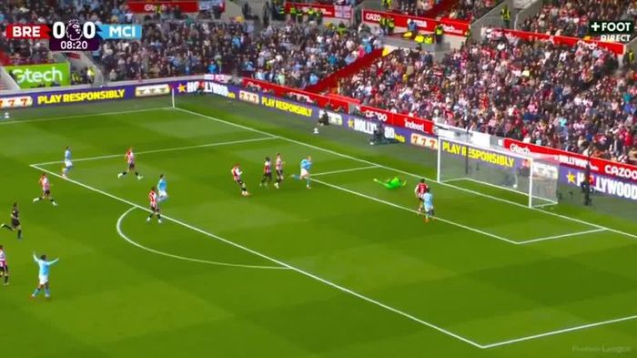 Haaland dứt điểm mở tỷ số cho Man City